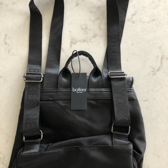Botkier Trigger Mini Nylon Backpack - Black NWT - Picture 3 of 7
